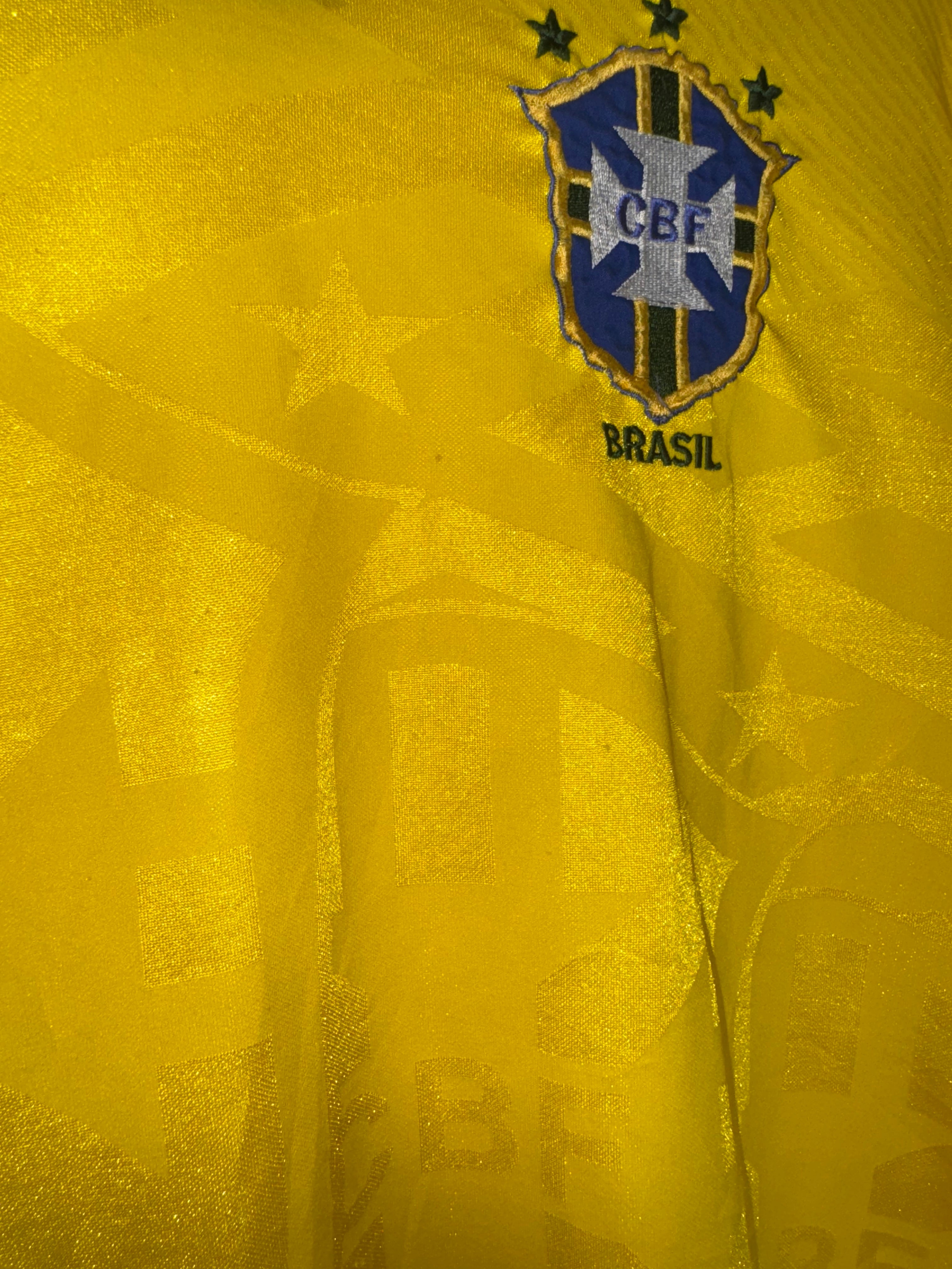 Brazil 1993/94 Home Football Shirt M (5/10)