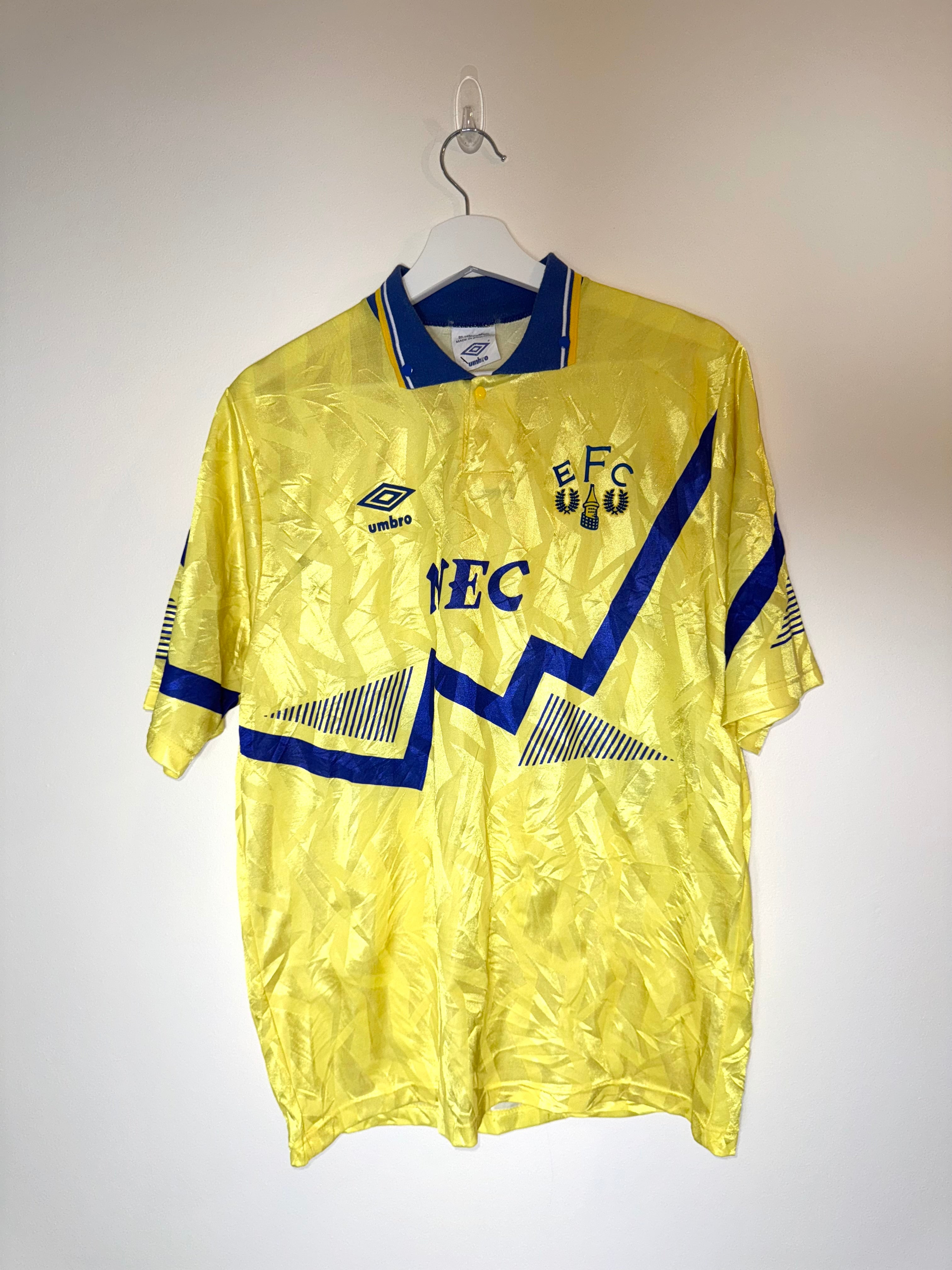 Everton 1990/92 Away Football Shirt L (7/10)