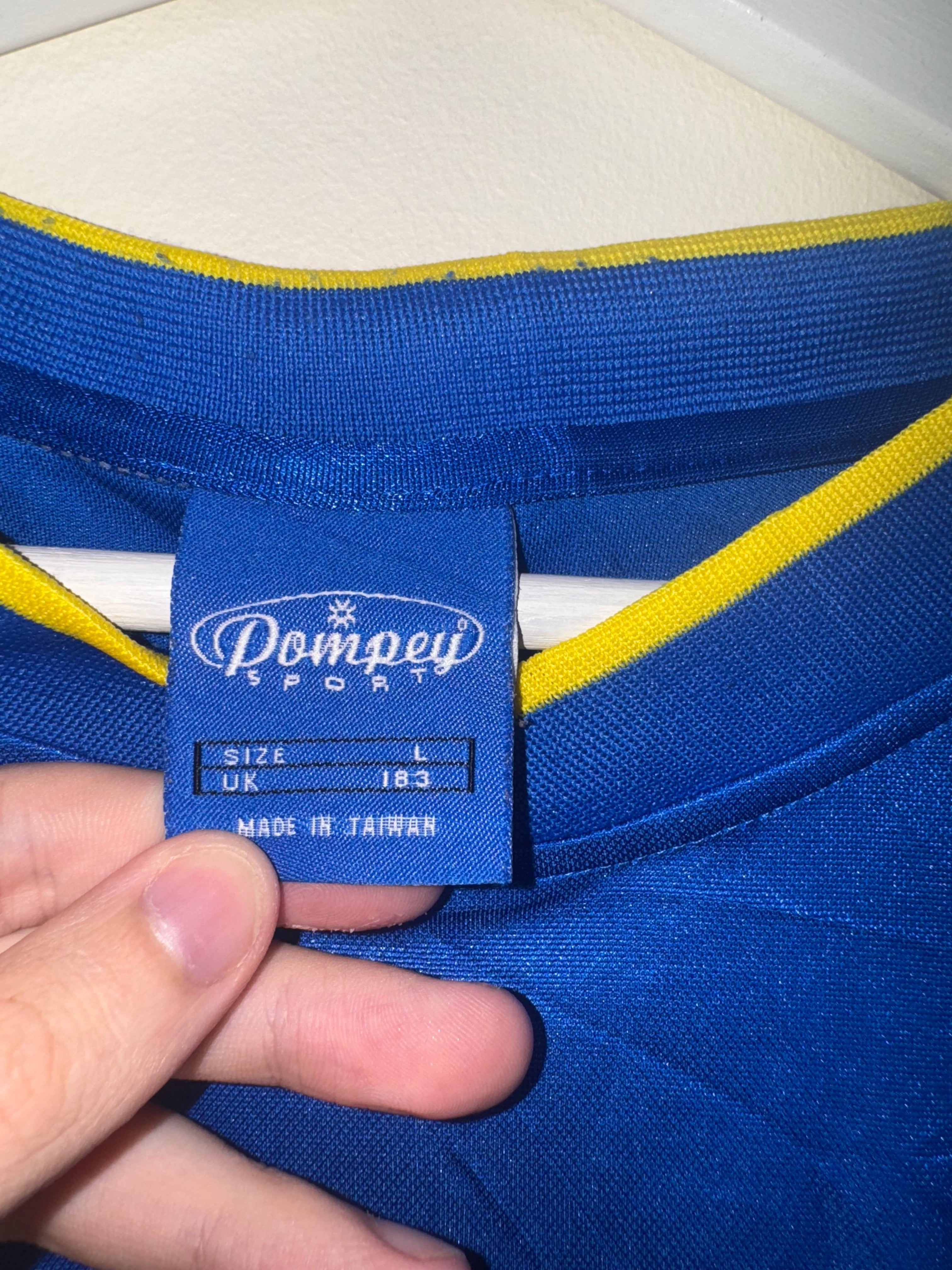 Portsmouth 2000/02 Home Shirt L (8.5/10)
