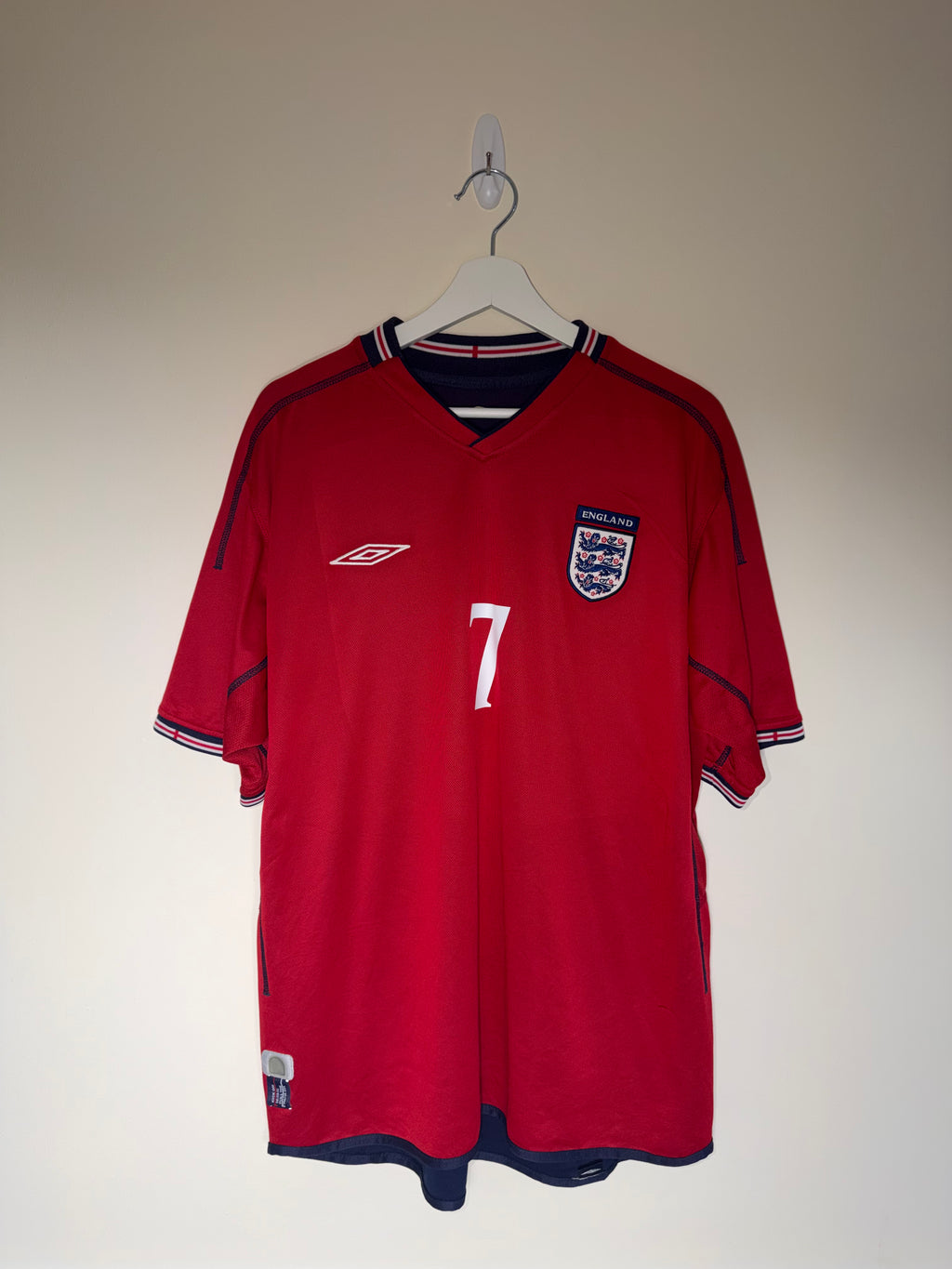 England 2002 Away Shirt *BECKHAM* XL (9/10)