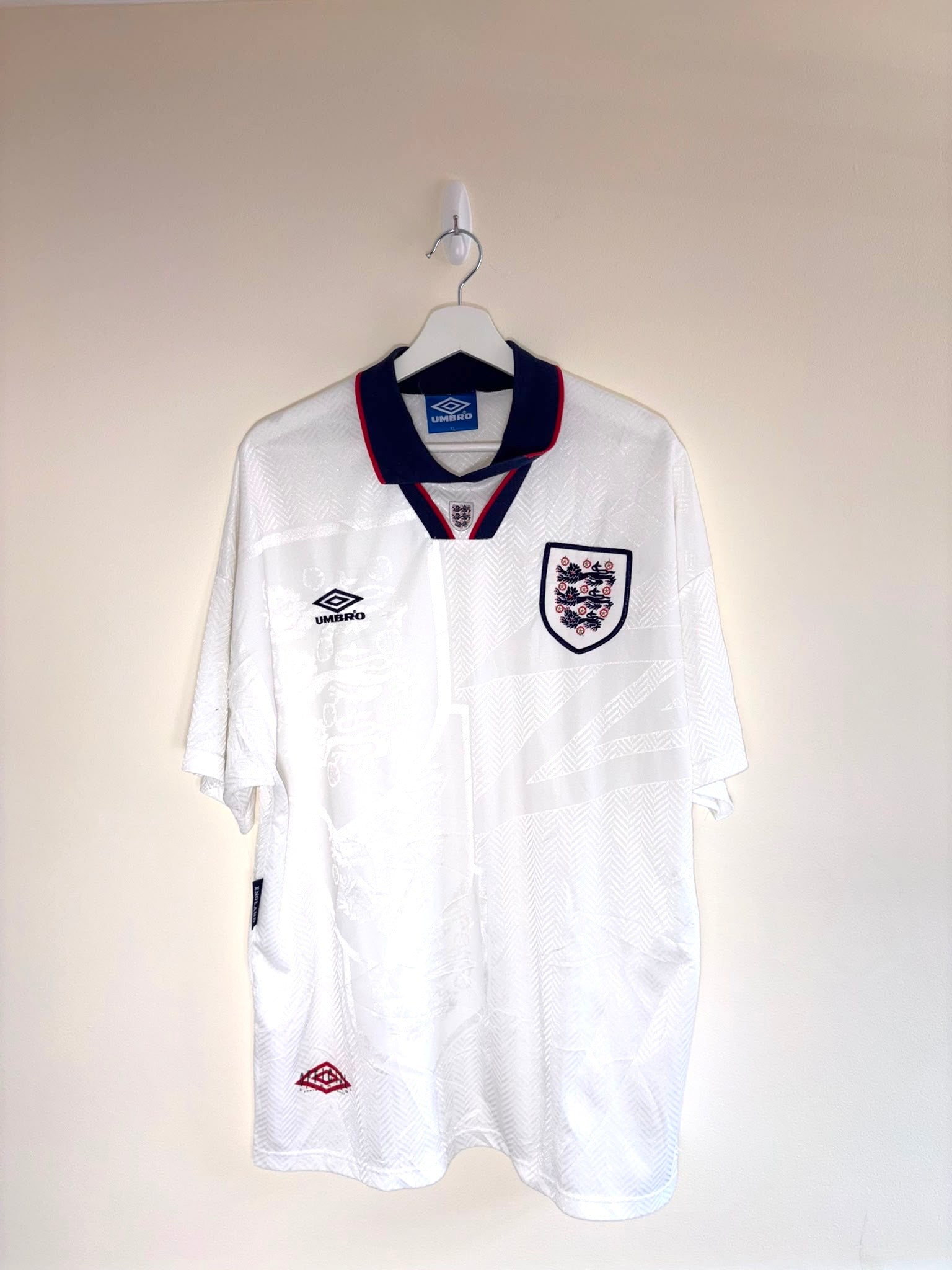 England 1994/96 Home Shirt XL (8/10)