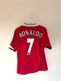 Manchester United 2004/06 Home Shirt *RONALDO* M (6.5/10)