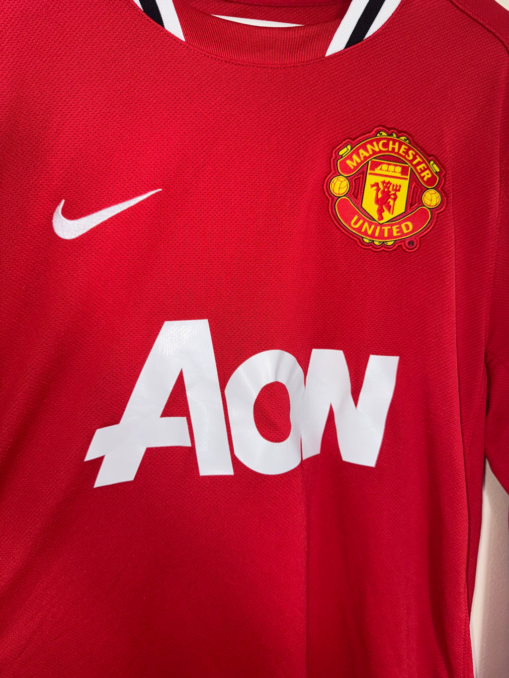 Manchester United 2011/12 Home Shirt L/S M