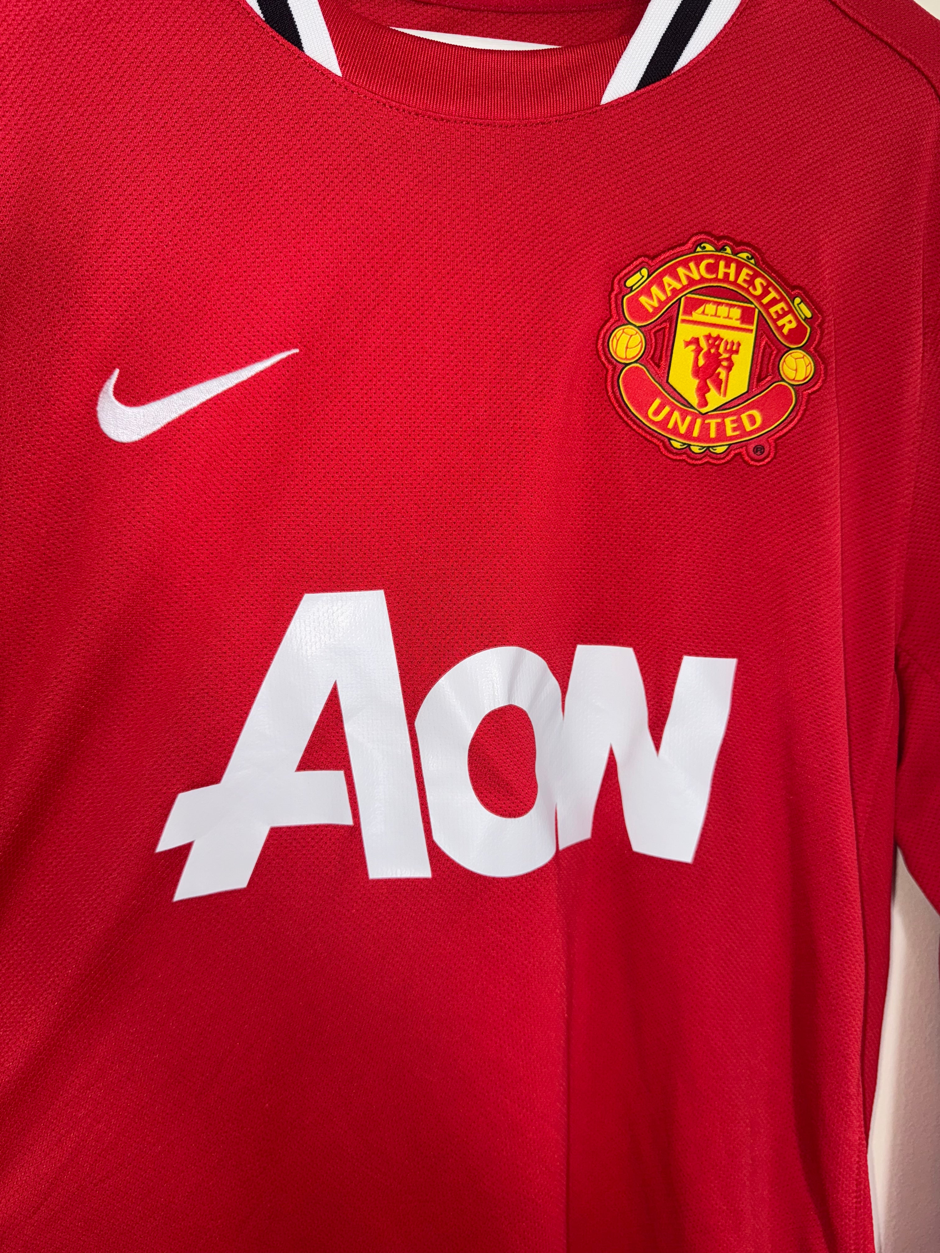 Manchester United 2011/12 Home Shirt L/S M