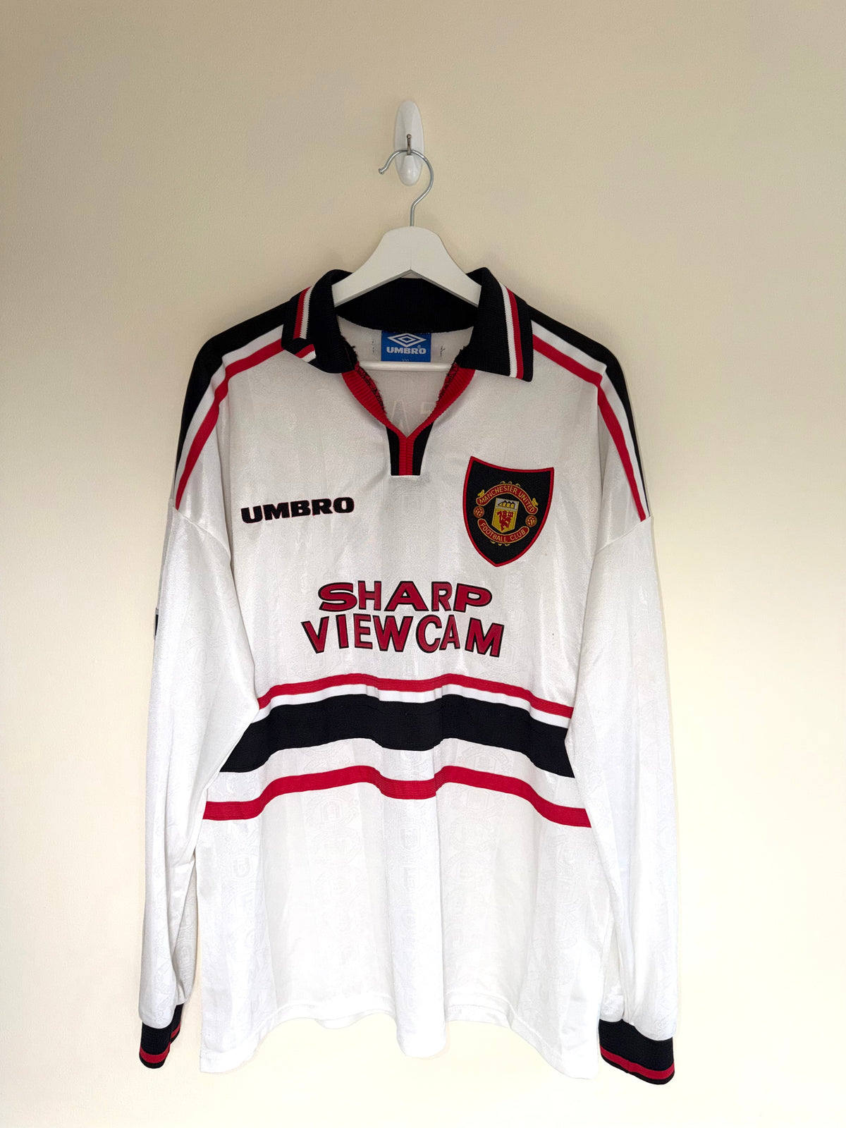 Manchester United 1997/99 Away Shirt *STAM* L/S XXL (6/10)
