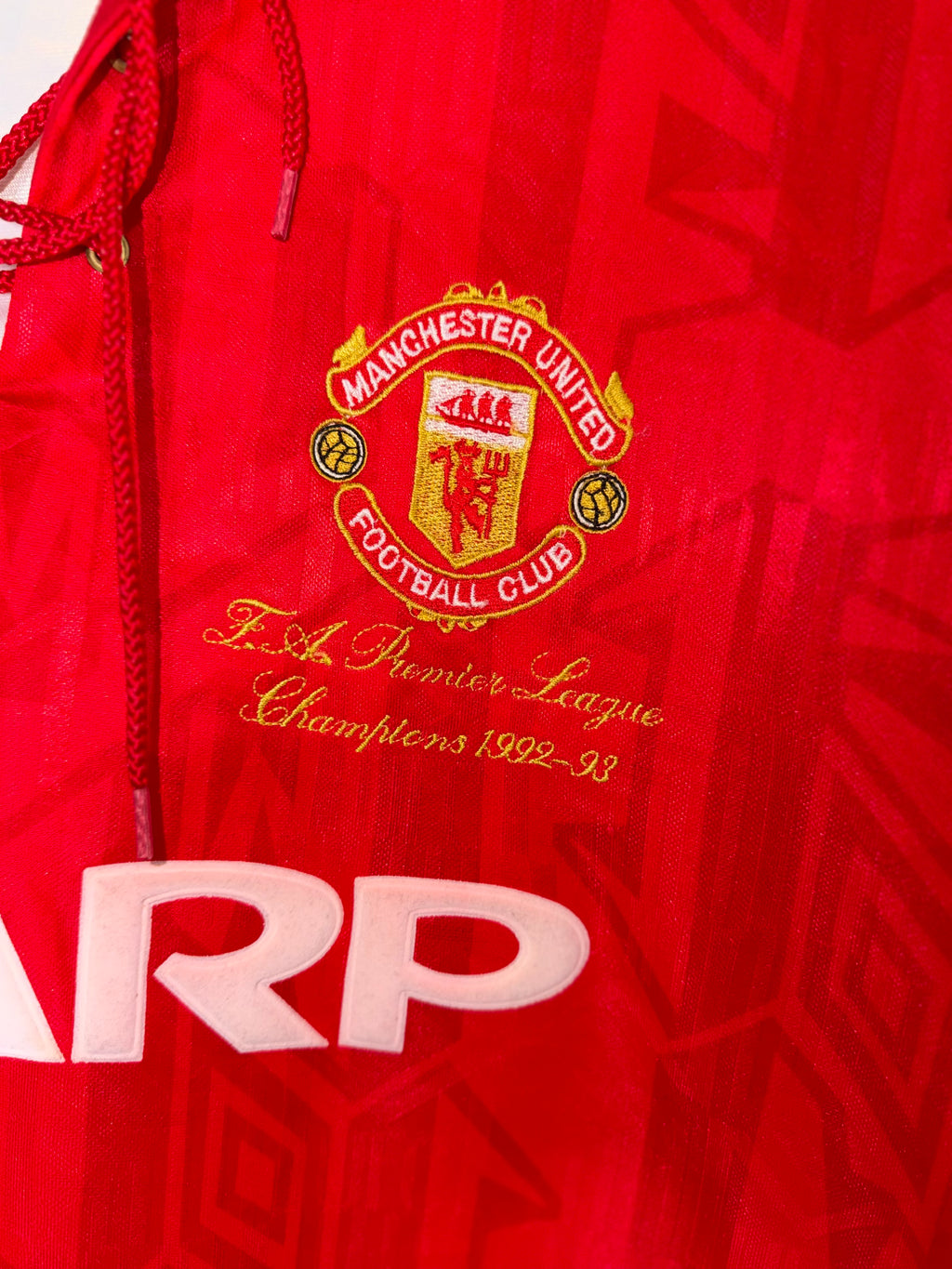 Manchester United 1992/94 Embroidered Home Shirt L (9.5/10)