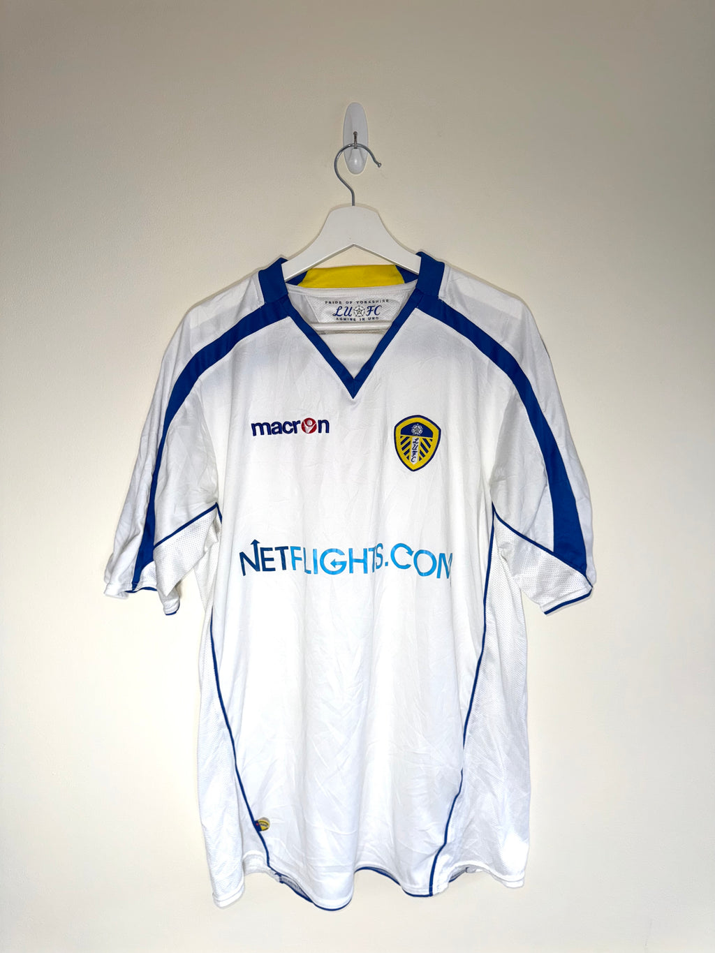 Leeds United 2008/09 Home Shirt XL (7/10)