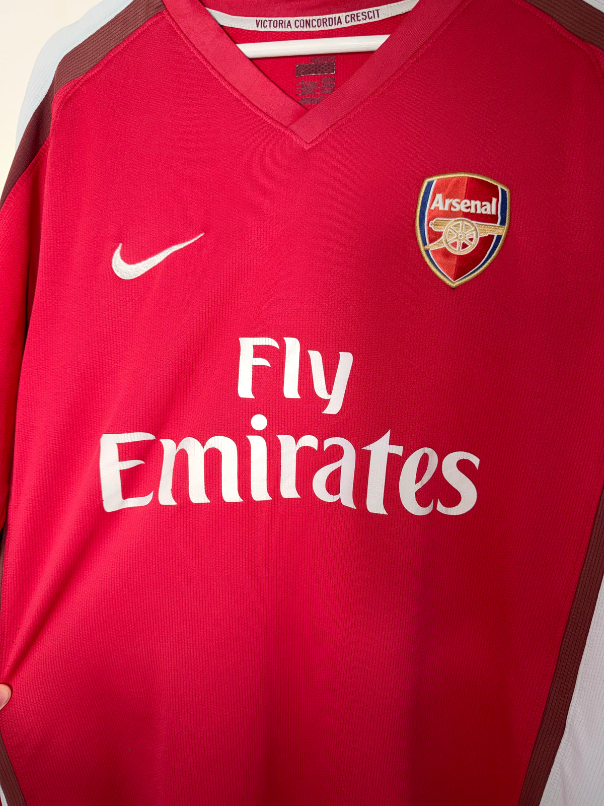 Arsenal 2008/10 Home Shirt L/S L (6.5/10)