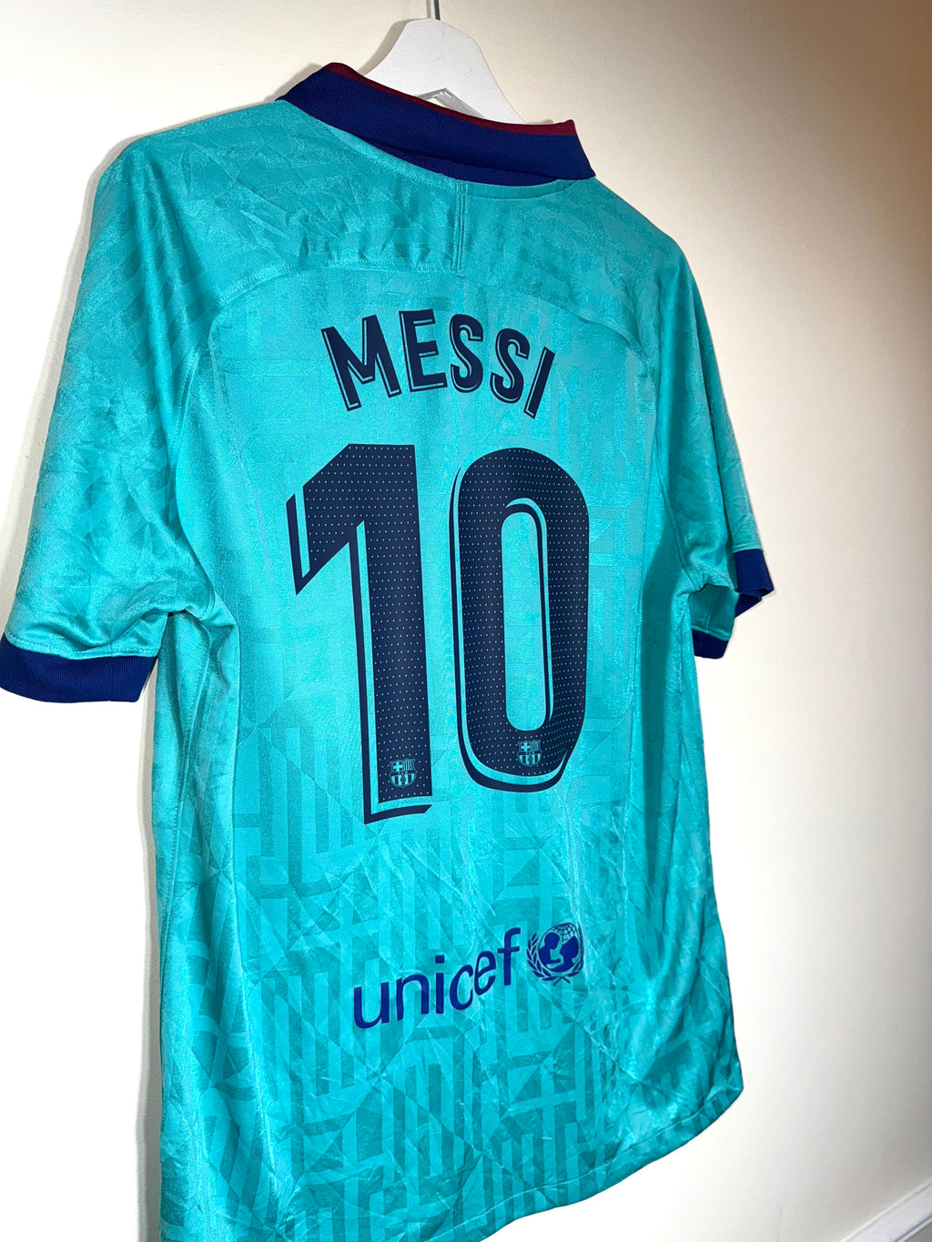 FC Barcelona 2019/20 Third Shirt *MESSI* Large (8.5/10)