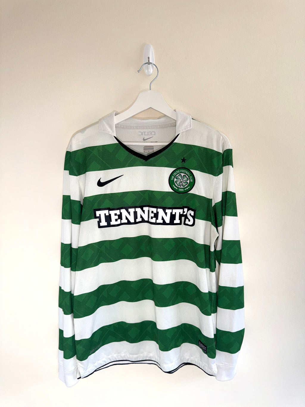Celtic 2010/11 Home Shirt L/S M (9/10)