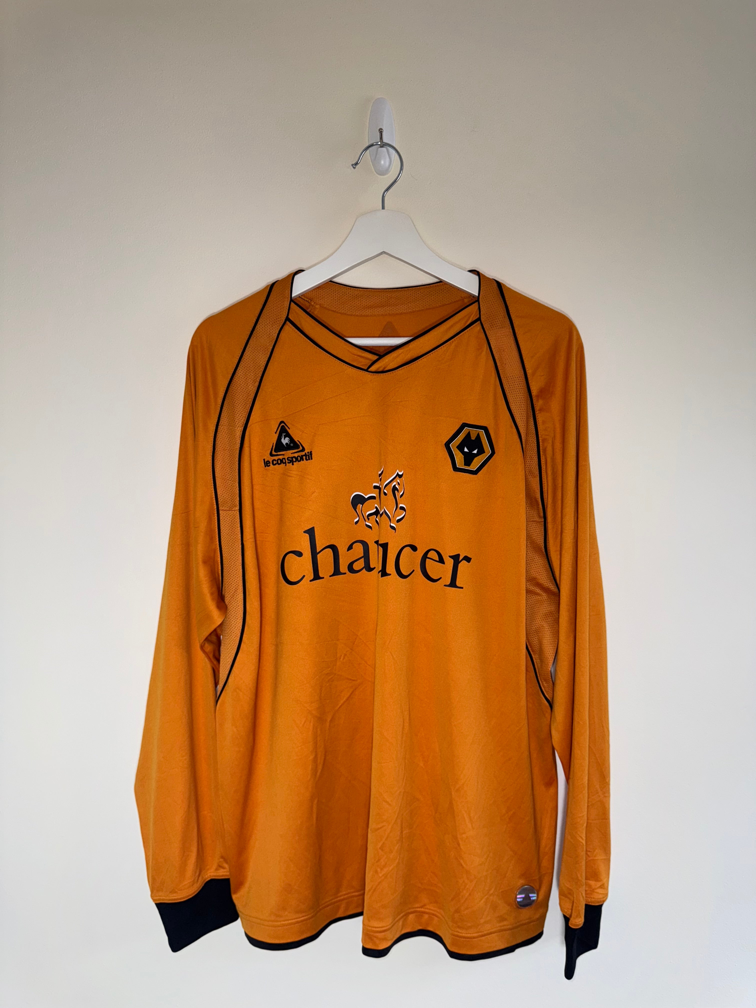 Wolves 2006/08 Home Shirt L/S XL (8/10)