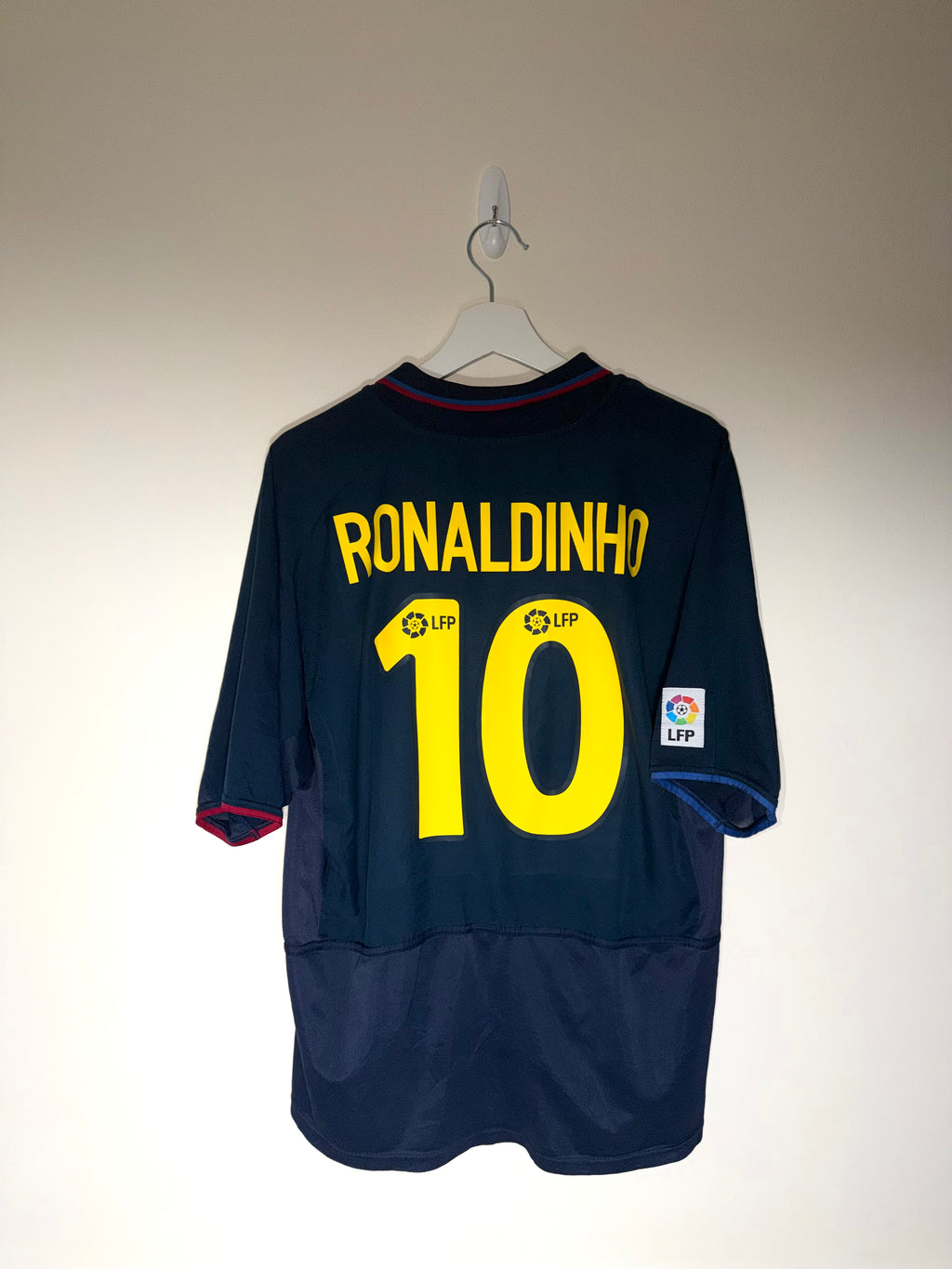 Barcelona 2002/03 Away Football Shirt *RONALDINHO* Large (8/10)