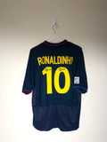 Barcelona 2002/03 Away Football Shirt *RONALDINHO* Large (8/10)