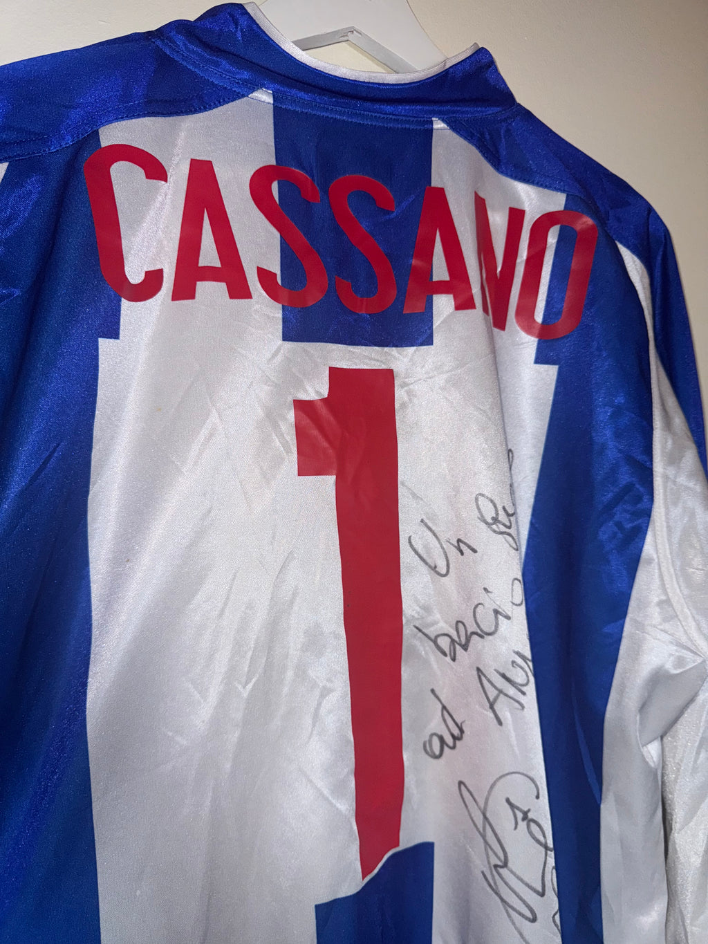 Piacenza Calcio Match Worn Goalkeeper Football Shirt *CASSANO* L (5/10)
