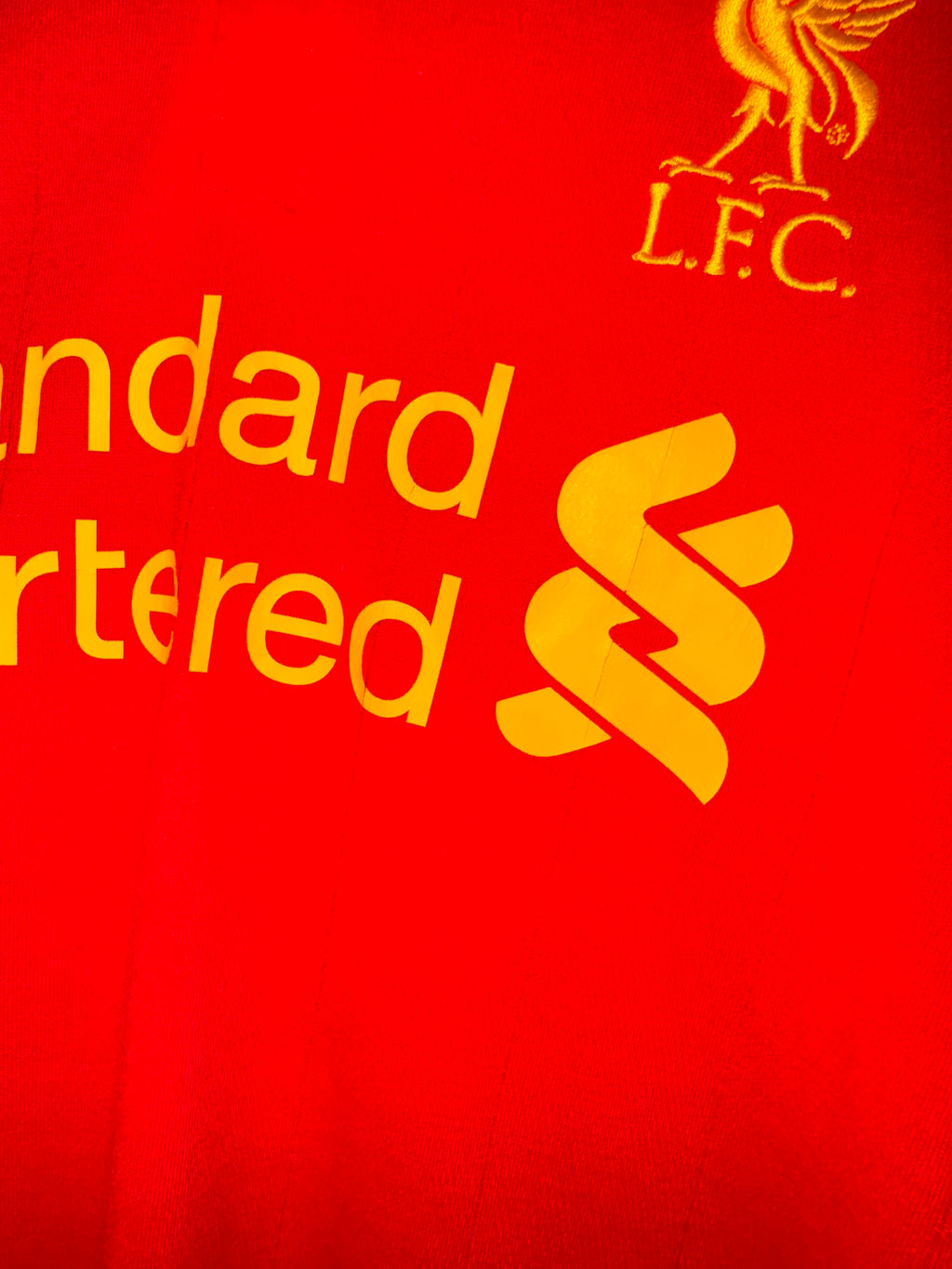 Liverpool 2012/13 Home Football Shirt *STERLING* L (7/10)
