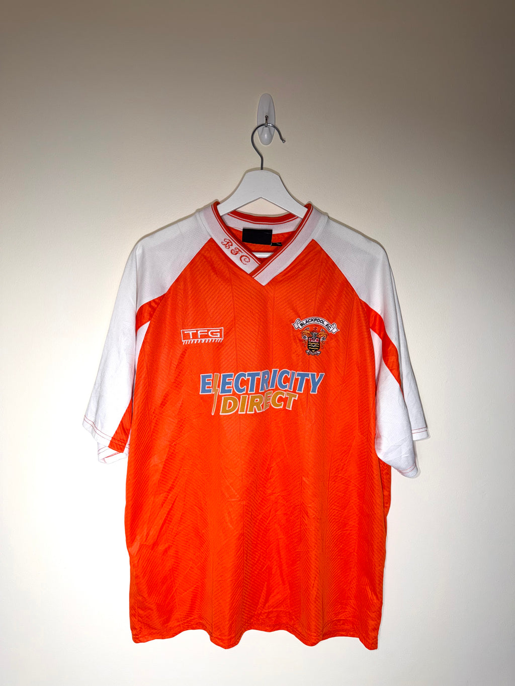 Blackpool 2001/03 Home Shirt L (8/10)