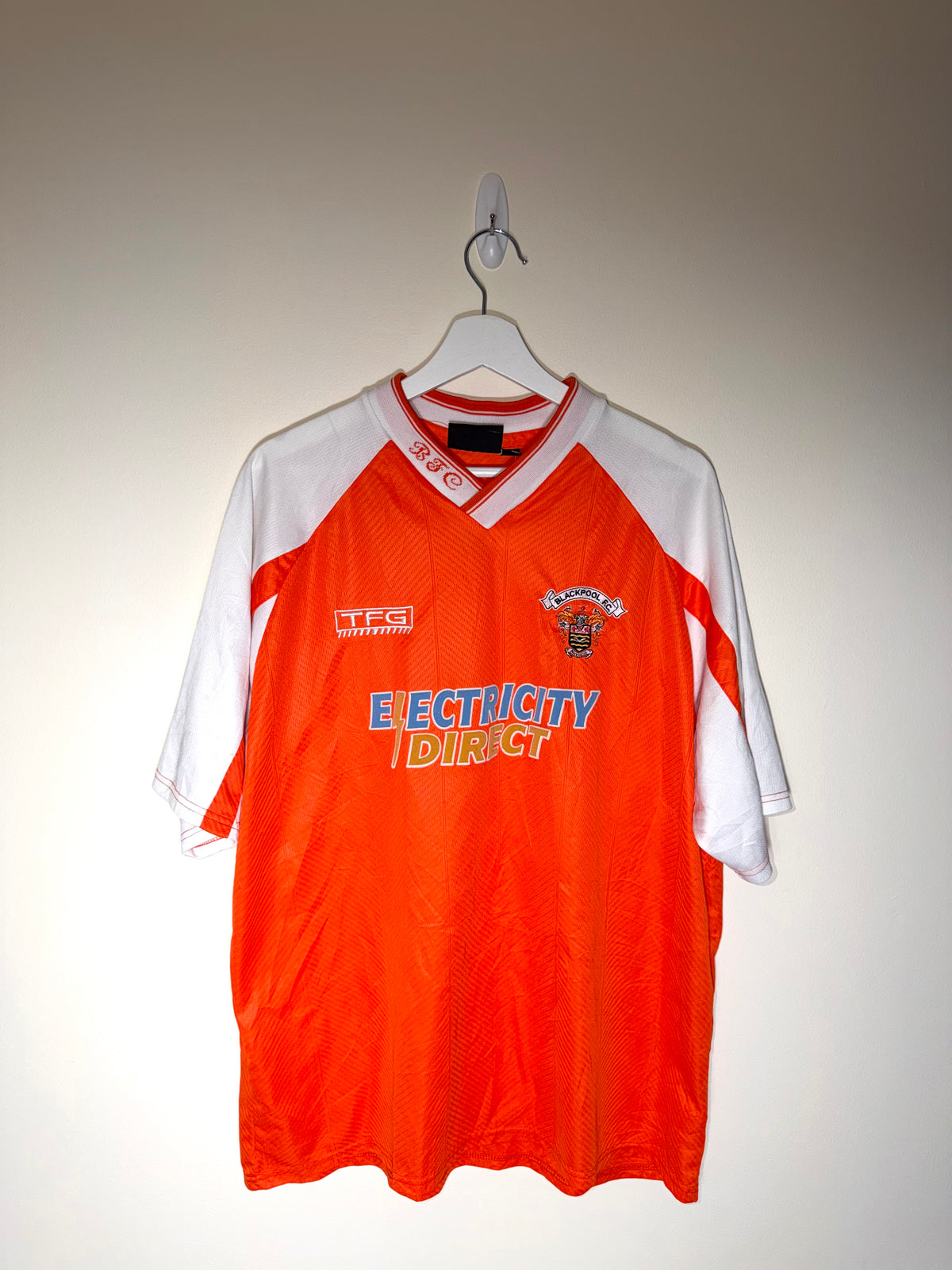 Blackpool 2001/03 Home Shirt L (8/10)