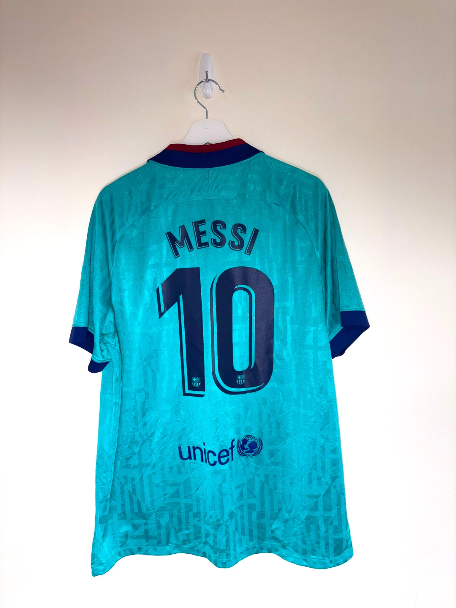FC Barcelona 2019/20 Third Shirt *MESSI* XL (9/10)