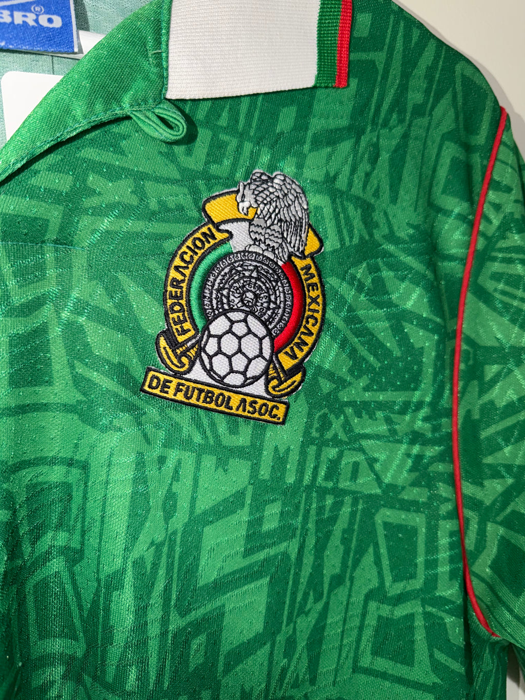 Mexico 1993/95 Home Shirt L (8/10)