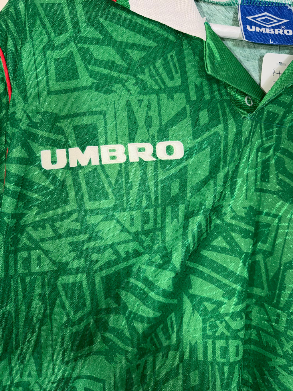 Mexico 1993/95 Home Shirt L (8/10)