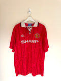 Manchester United 1992/94 Home Shirt XL (8/10)