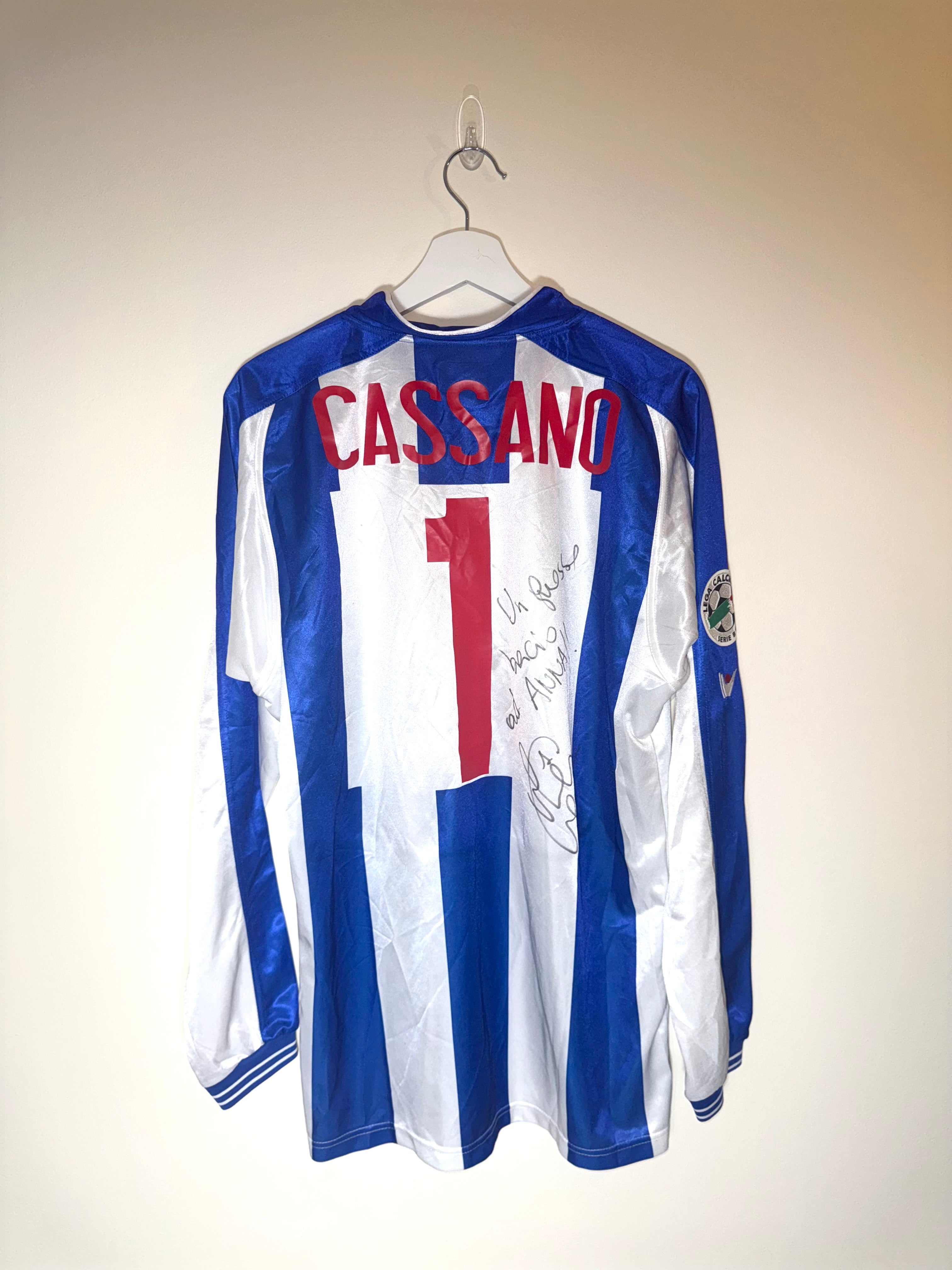 Piacenza Calcio Match Worn Goalkeeper Football Shirt *CASSANO* L (5/10)