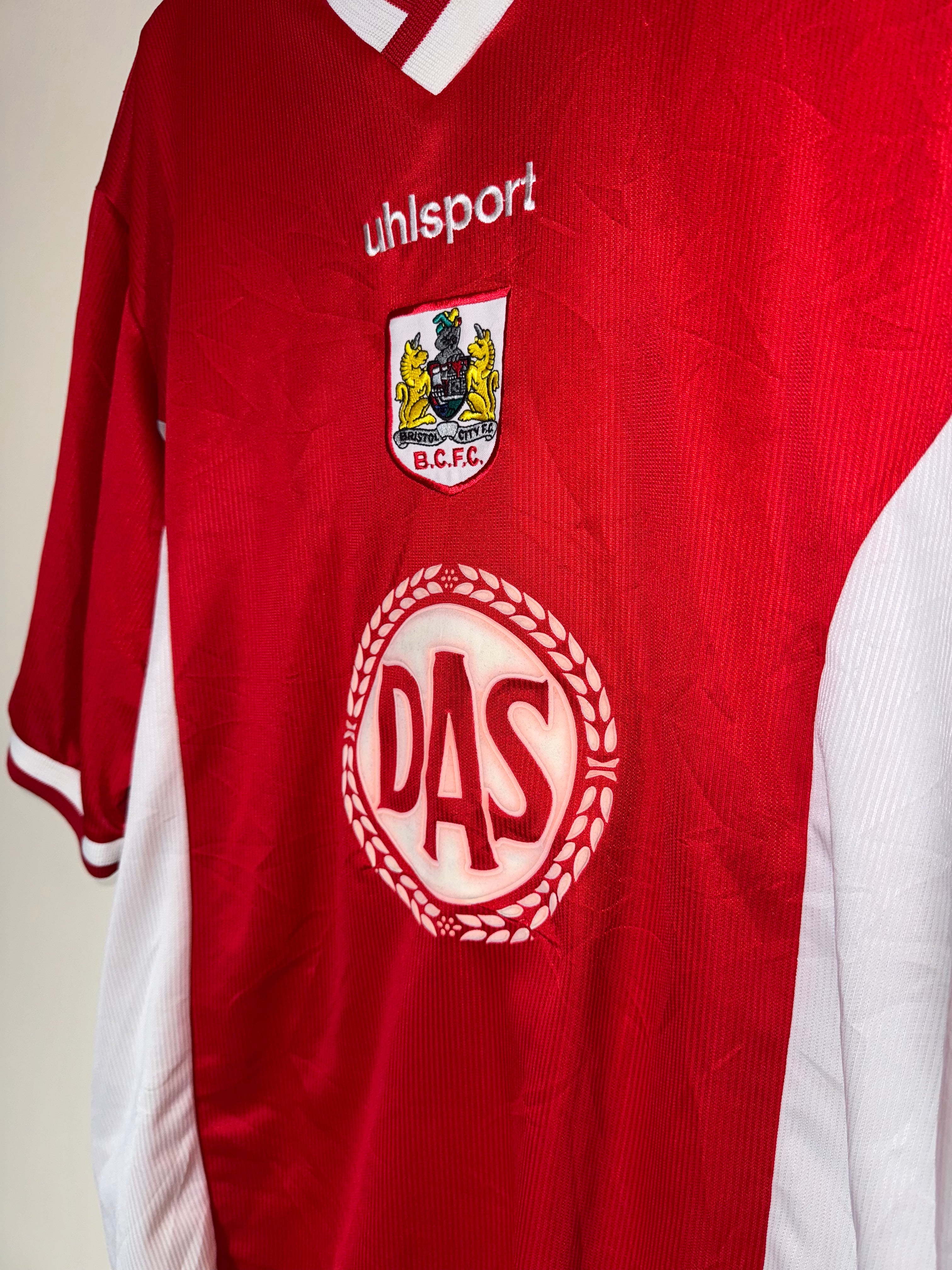 Bristol City 1999/00 Home Football Shirt L (7/10)