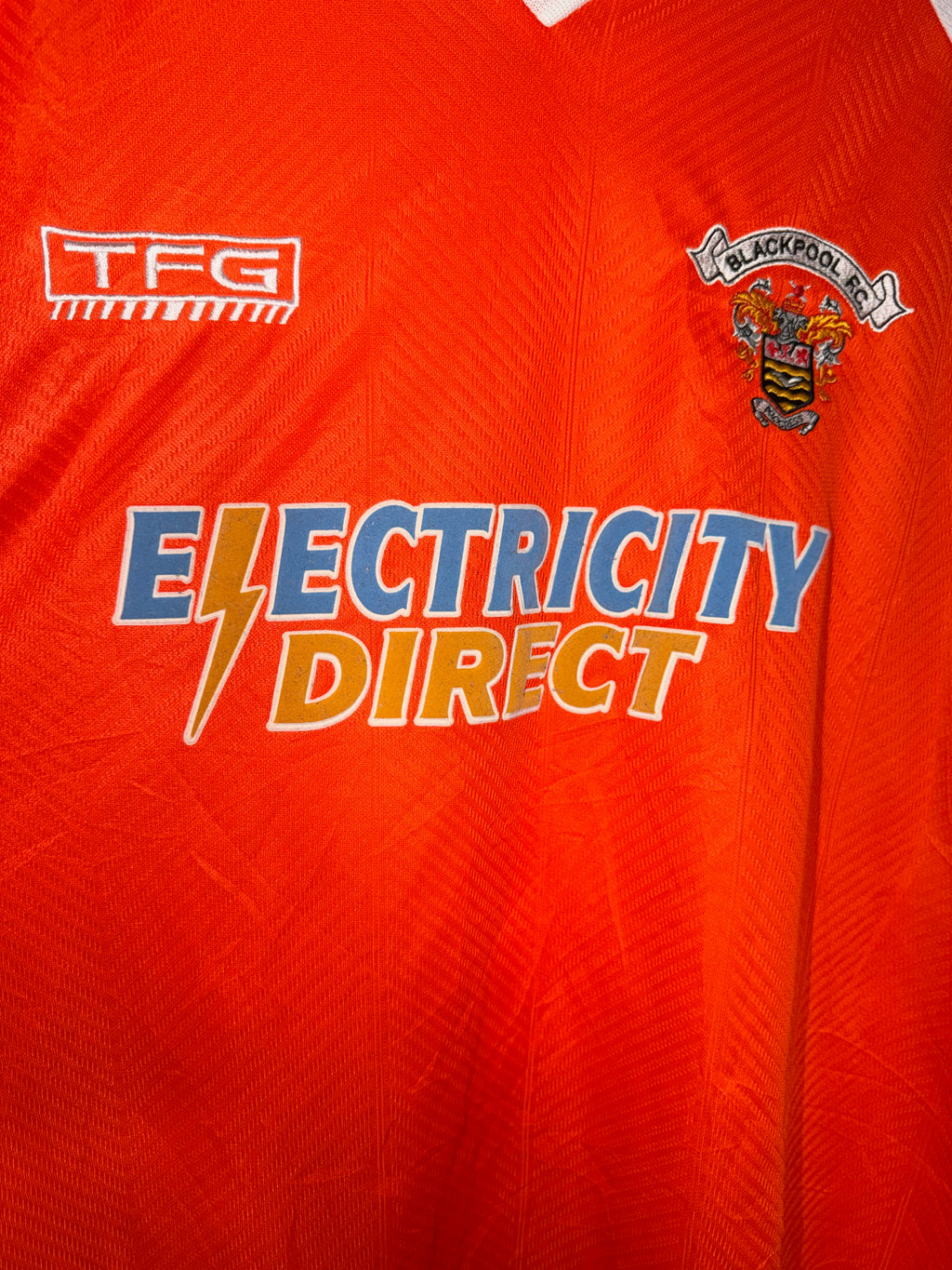 Blackpool 2001/03 Home Shirt L (8/10)