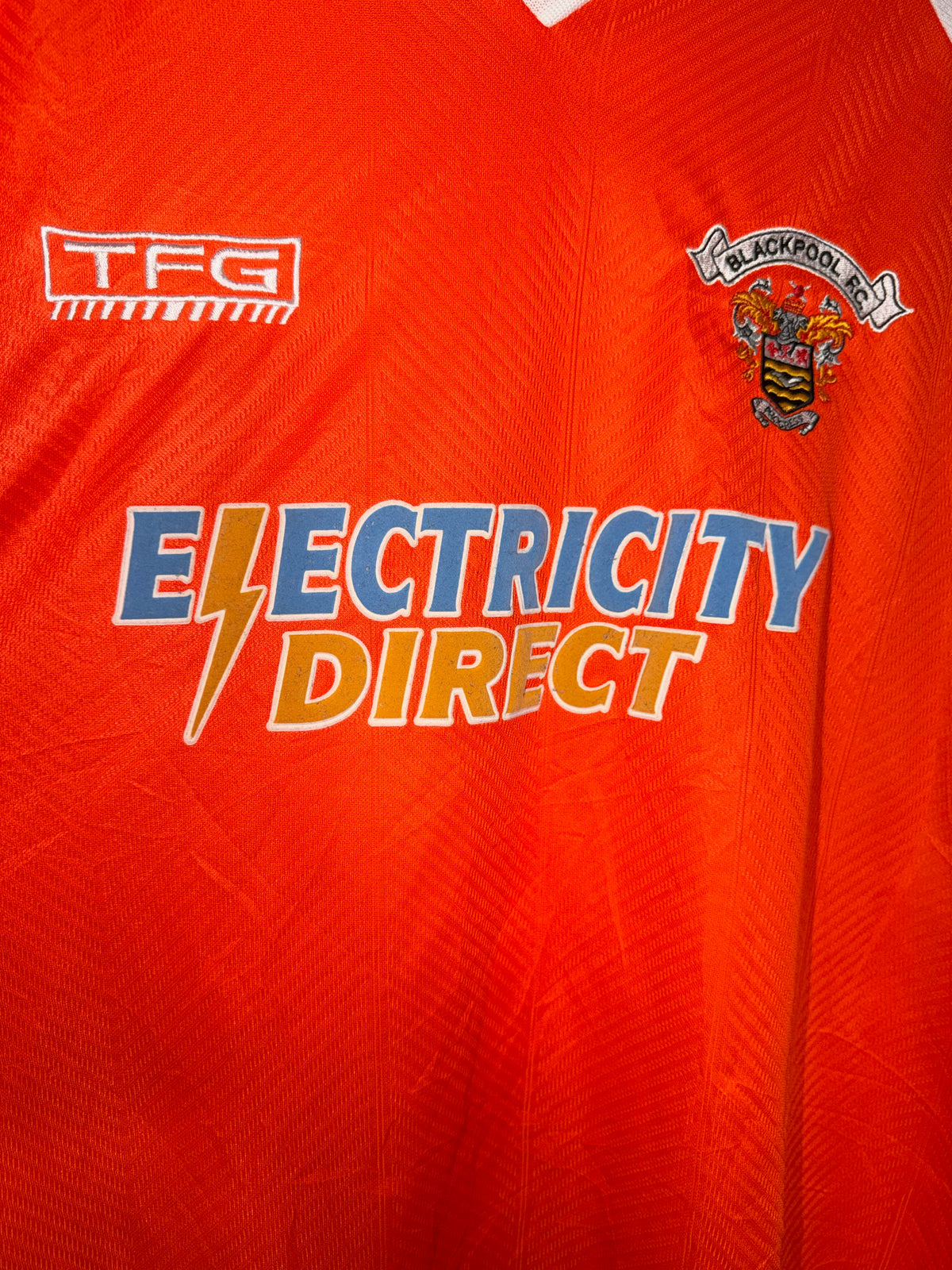 Blackpool 2001/03 Home Shirt L (8/10)