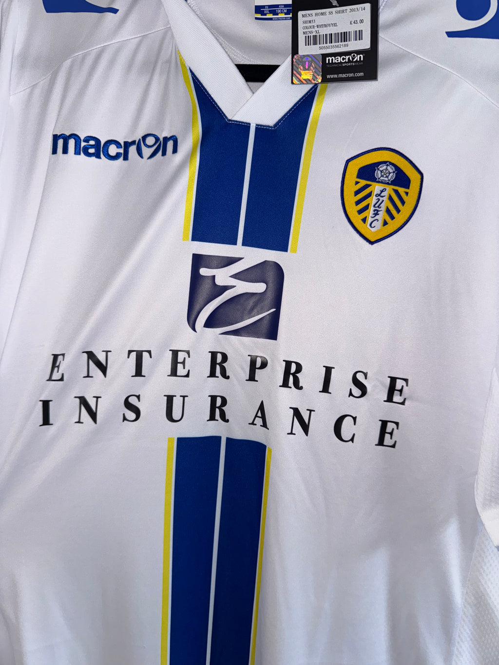 Leeds United 2013/14 Home Shirt BNWT XXL (9/10)