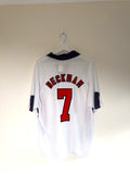 England 1998 Home Shirt *BECKHAM* XXL