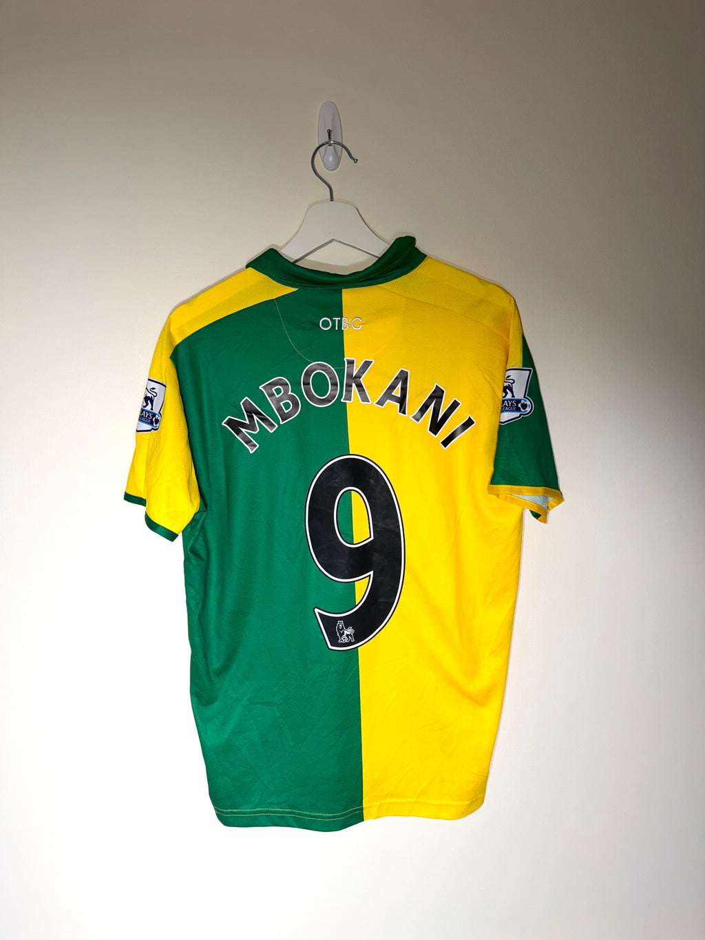 Norwich City 2015/16 Home Shirt *MBOKANI* M (8.5/10)